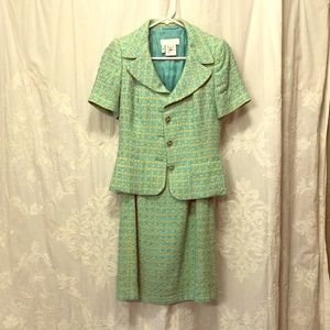 Escada dress and matching cover top